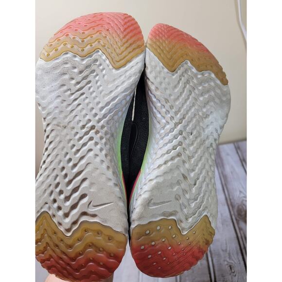 Nike Epic React Black Women's Running Shoes Sneakers Size 7.5 - Picture 5 of 7